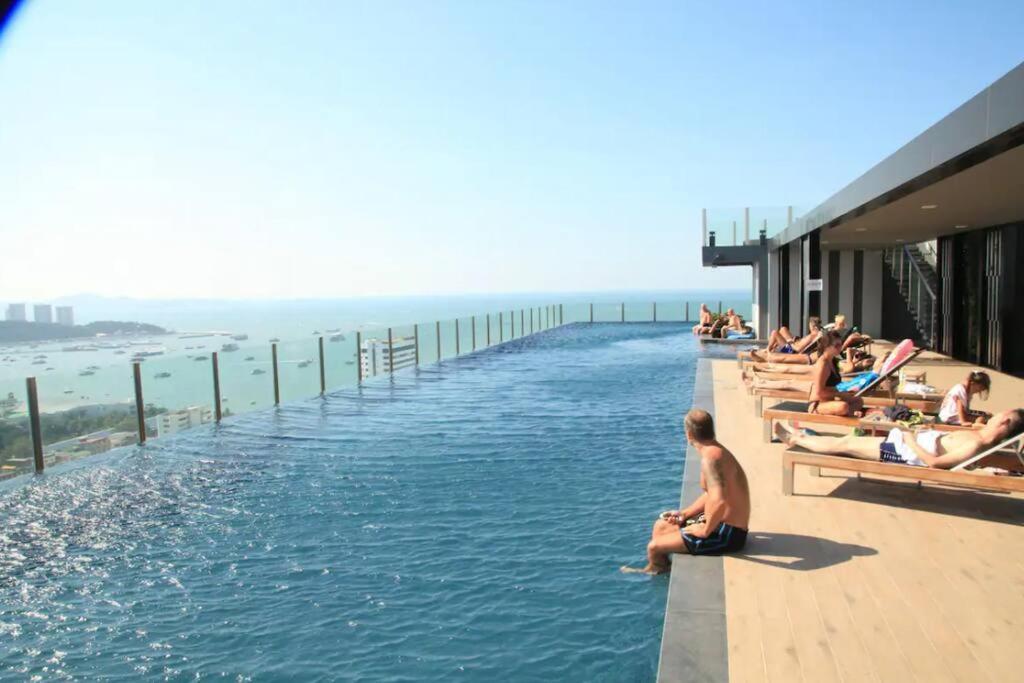 Sea View 2 Bed Room Condo @ Central Pattaya Exteriér fotografie